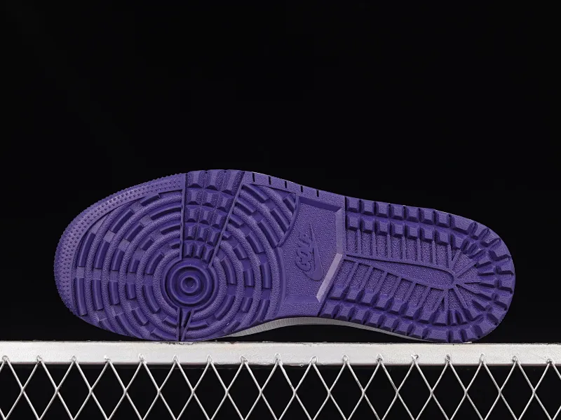 All categories Air Jordan Jordan series basketball shoes Air Jordan 1 Low Z version Air Jordan 1 Low Golf "White Purple" AJ1 Joe 1 new golf version white and purple color DD9315-105
